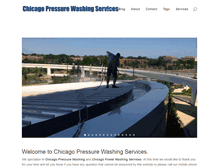 Tablet Screenshot of chicagopressurewashingservices.com
